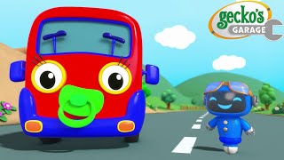 Baby Truck Needs Mummy Truck! | Max the Monster Truck | Truck and Bus Cartoon | Gecko's Garage