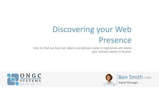 Discovering your Web Presence