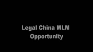 Legal multi-level network marketing / MLM opportunity