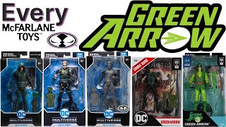 Every McFarlane Toys DC Multiverse Green Arrow Comparison List Page Punchers Digital DC Direct