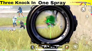 Bgmi Gameplay || Three knock in one spray || IYI GAMING.