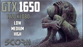 Scorn | GTX 1650 4GB | 1080p + All Settings | Performance Tasted.