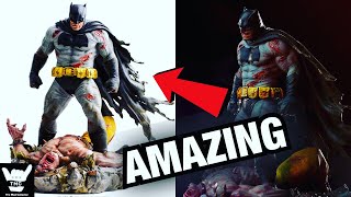 Best Dark Knight Statue Ever?! Iron Studios Batman Dark Knight 1/6 Scale Statue Preview