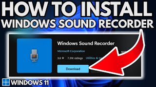 Get WINDOWS 11 Sound Recorder in 30 seconds Guaranteed!