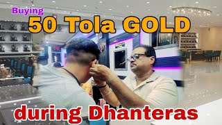 Buying 50 Tola GOLD 🤩 during #diwali | #vlogs #dailyvlogs