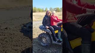 Kendra Water Wheelies the CAN AM!!!!