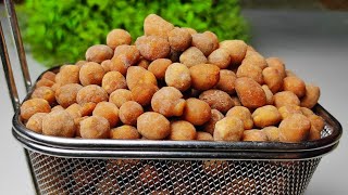 Perfect coated groundnuts recipe | চিনাবাদাম ভাজা রেসিপি | Peanut fry recipe