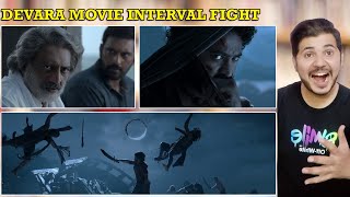 Pakistani React to Devara Interval Fight Scene | JR NTR Mass Fight