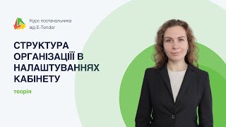 Модуль 2. Структура організаціїї в налаштуваннях кабінету