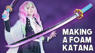 EVA Foam Katana Cosplay Tutorial - Mitsuri Kanroji (Demon Slayer) - 鬼滅の刃