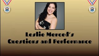 Leslie Merced's Questions and Performance