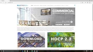 Blustream Tutorial  1 HDBaseT   HDMI Matrix   Network Configuration