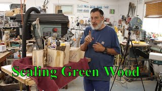 Why is Sealing Green Wood Important    Wood Turning with Sam Angelo