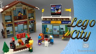 LEGO CITY - 60203 -  Ski Resort - Stop Motion - Speedbuild - Zeitraffer - Lego Movie