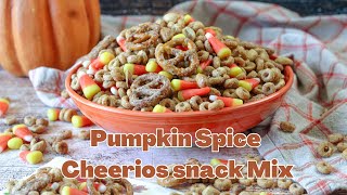 Pumpkin spiced cheerios snack mix