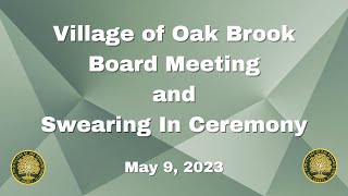 2023 Oak Brook Swearing In Ceremony