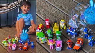 Paw Patrol Toys with Bubble Machine | Paw Patrol Friends playing with Bubbles |