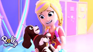 Polly Pocket | Puppy Party for Peaches! | Adventure Studio 30 Mins Compilation