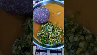 Ragi sangati, vachincharu || Bassaru || #lunch #karnatakafood #shots #cooking #ragi #viralvideo