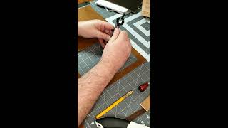 Making a leather composition notebook cover