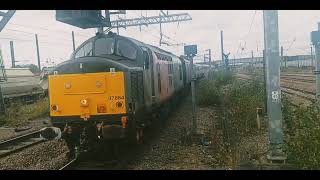 37884 Cepheus heading through Peterborough Station platform 5.