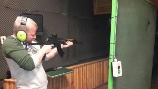 How to Shoot AK47 (Kalashnokov) with Red Dot Sight PMshooter Warsaw