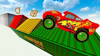 High Above Challenge: Cars Conquer Enormous Containers in Teardown Game