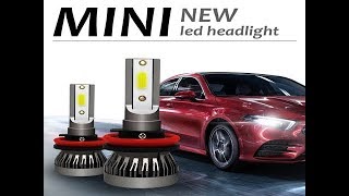 2PCS Car headlight Mini Lamp H7 LED Bulbs H4 H1 H8 H11