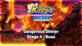 Kirby's Return to Dream Land Deluxe • "Dangerous Dinner" Stage 4-Boss (All Energy Spheres)