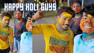 Happy Holi guys 🖍️🖍️🖍️🖍️ // But  Bad 😞 Holi mere liye //  AnubhavChoudhary //