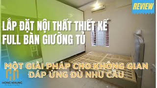 Thiết kế thi công nội thất phòng ngủ dành cho gia đình tại đường Ý Lan - Bắc Cường - Lào Cai Part I