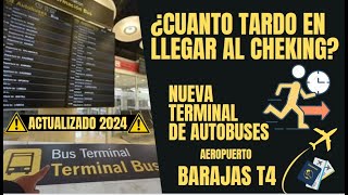 ¿Cuanto tardo en llegar? Nueva estación de  autobuses Madrid Barajas T4