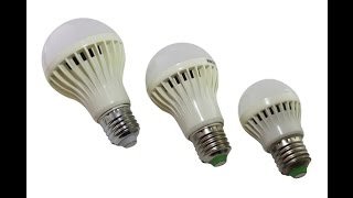 LED Bulbs 12W 'econom', smd leds 5730. Warm and cool white. Светодиодная лампочка 12Вт эконом.