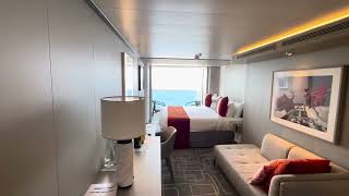 Room review cabin 6260 infinite veranda Celebrity Ascent, Rome to Barcelona August 10, 2024.