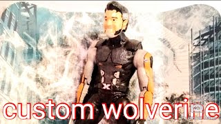 custom wolverine action figure( x-men days of future past).