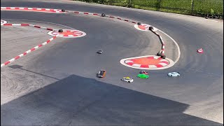 Tamiya TT02 Battle, funny moment, crash, flip, jump