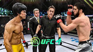 Bruce Lee vs Islam Makhachev - EA Sports UFC 4 - Bruce Lee Fight Club 🔥🐲