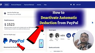 How to Deactivate/Stop Automatic Deduction from PayPal Account (Hindi)