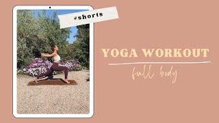 Yoga Full Body: yoga workout *strength + flexibility* train everywhere [intermediate level] #shorts