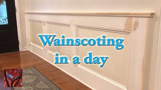 How to build upscale wainscoting