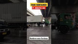 Truk kontainer PT Meratus Line Group