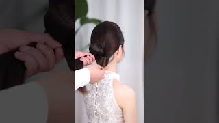 🌸 Simple and Easy Flower Hair Design Tutorial You Can't Miss! #shorts #foryou #hairstyletutorial