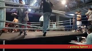 MANAHAN PASARIBU vs HENDRIK BARONGSAY (round 1 and 2) Gudang Fighter