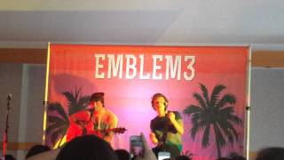 Obsessed - Emblem3 Fireside Story Sessions 7/2