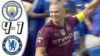 Manchester City vs Chelsea  4 - 2 - All Goals & Highlights l Friendly Match l Haaland Goals