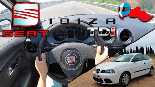 2008 SEAT Ibiza 6L 1.4 TDI (51kW) POV 4K [Test Drive Hero] #79 ACCELERATION, ELASTICITY & DYNAMIC