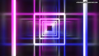 Blue to Magenta Neon Squares Moving Vertically - 4K - #VIDEO #BACKGROUND - #VJ LOOP 156