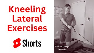 Kneeling lateral exercises: shoulders, obliques & triceps #shorts #totalgym