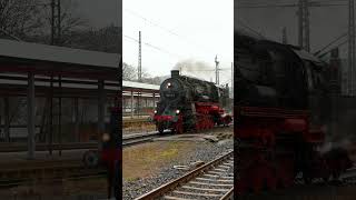 Unterwegs mit 58 311 #eisenbahn #train #steamtrains #germantrains #railfans #shorts #steam #sound