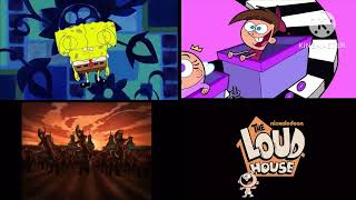 The 4 Most Popular Nicktoon Intros At Once